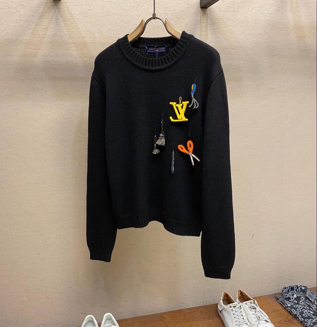 LV Tools Embroidered Crewneck - Men - Ready-to-Wear